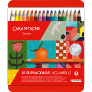 crayons de couleur Supracolor Aquarelle, boîte de 18