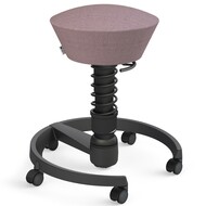 Aeris Swopper tabouret ergonomique à roulettes, violet - 4250200425493_01_ow