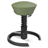 Aeris Swopper tabouret ergonomique, Pied noir, vert - 4250200418020_01_ow