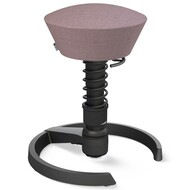 Aeris Swopper tabouret ergonomique, Pied noir, violet - 4250200417993_01_ow