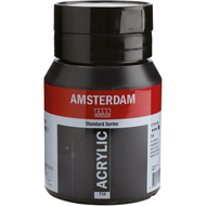 Amsterdam Acrylfarbe Standard Series, 500 ml, oxidschwarz, 1 Stück - 8712079044350_01_ow
