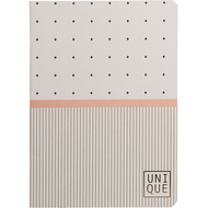 Ancor UNIQUE Notizheft, A5, kariert 5 mm, assortiert - 5604730121896_06_owiba