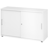 armoire à portes coulissantes Tarys, 2 hauteurs de classeur, blanc - 4032062184981_01_ow