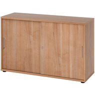 armoire à portes coulissantes Tarys, 2 hauteurs de classeur