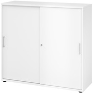 armoire à portes coulissantes Tarys, 3 hauteurs de classeur