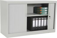 Armoire à rideau Steel, 1.5 hauteurs de classeur, gris lumineux - 7630006738138_02_ow