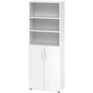Armoire combinée Tarys, 6 hauteurs de classeur, portes de 110 cm