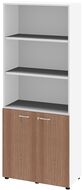 Armoire de bureau LINUS, 5 hauteurs de classeur, portes de 83 cm