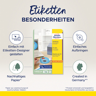 Avery Zweckform CD Etiketten, L6015-25, 117 mm, 25 Blatt - 4004182060155_02_ow