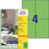 Avery Zweckform Etiketten, 3458, 105 x 148 mm, 100 Blatt - 4004182034583_01_ow