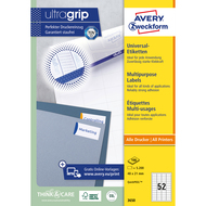 Avery Zweckform Etiketten, 3650, 48 x 21 mm, 100 Blatt - 4004182036501_05_ow