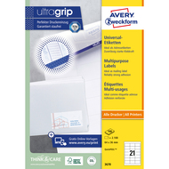 Avery Zweckform Etiketten, 3670, 64 x 36 mm, 100 Blatt - 4004182036709_05_ow