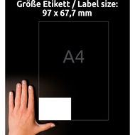 Avery Zweckform Etiketten, 4782, 97 x 67.7 mm, 30 Blatt - 4004182047828_03_ow