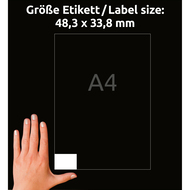 Avery Zweckform Etiketten, 4789, 48.3 x 33.8 mm, 30 Blatt - 4004182047897_07_ow