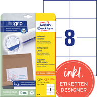 Avery Zweckform Etiketten, 6138, 105 x 74 mm, 30 Blatt - 4004182061381_02_ow