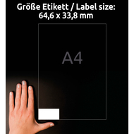 Avery Zweckform Etiketten, 6172, 64.6 x 33.8 mm, 30 Blatt - 4004182433348_04_ow