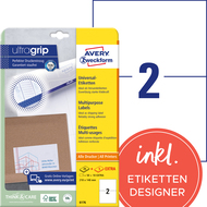 Avery Zweckform Etiketten, 6176, 210 x 148 mm, 30 Blatt - 4004182433386_01_ow