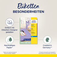 Avery Zweckform Etiketten, C6081-10, 88.9 x 63.5 mm, 10 Blatt - 4004182060810_02_ow