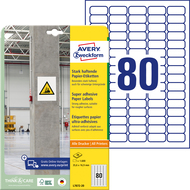Avery Zweckform Etiketten extra stark, L7872-20, 35.6 x 16.9 mm, 20 Blatt - 4004182070048_01_ow