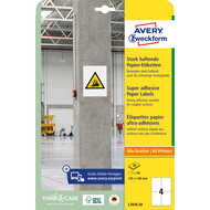 Avery Zweckform Etiketten extra stark, L7876-20, 105 x 148 mm, 20 Blatt - 4004182070086_05_ow