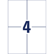 Avery Zweckform Etiketten extra stark, L7876-20, 105 x 148 mm, 20 Blatt - 4004182070086_06_ow