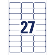 Avery Zweckform Etiketten, J4792-25, 63.5 x 29.6 mm, 25 Blatt - 4004182047927_06_ow