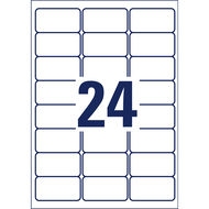 Avery Zweckform Etiketten, J8159_25, 63.5 x 33.9 mm, 25 Blatt - 4004182235331_06_ow