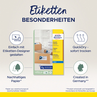 Avery Zweckform Etiketten, J8165_25, 99.1 x 67.7 mm, 25 Blatt - 4004182235287_02_ow