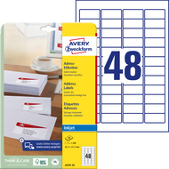 Avery Zweckform Etiketten, J8177-25, 99.1 x 42.3 mm, 25 Blatt - 4004182047910_01_ow
