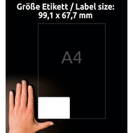 Avery Zweckform Etiketten, L7165_40, 99.1 x 67.7 mm, 40 Blatt - 4004182235232_07_ow