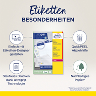 Avery Zweckform Etiketten, L7173-100, 99.1 x 57 mm, 100 Blatt - 4004182471739_02_ow