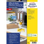 Avery Zweckform Etiketten Office & Home, 49300, assortiert, 15 Blatt - 4004182493007_02_ow