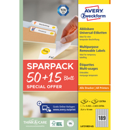 Avery Zweckform Etiketten wiederablösbar, L4731REV-65, 25.4 x 10.0 mm, 65 Blatt - 4004182347881_01_ow