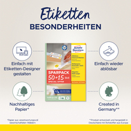 Avery Zweckform Etiketten wiederablösbar, L4731REV-65, 25.4 x 10.0 mm, 65 Blatt - 4004182347881_05_ow