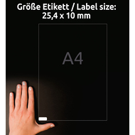 Avery Zweckform Etiketten wiederablösbar, L4731REV-65, 25.4 x 10.0 mm, 65 Blatt - 4004182347881_07_ow