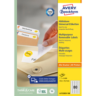 Avery Zweckform Etiketten wiederablösbar, L4732REV_100, 35.6 x 16.9 mm, 100 Blatt - 4004182433287_05_ow