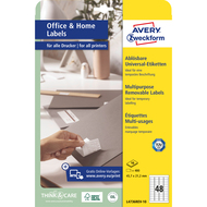 Avery Zweckform Etiketten wiederablösbar, L4736REV10, 45.7 x 21.2 mm, 10 Blatt - 4004182433157_05_ow