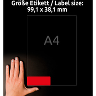 Avery Zweckform Etiketten wiederablösbar, L7263R_25, 99.1 x 38.1 mm, 25 Blatt - 4004182608425_04_ow
