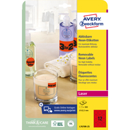 Avery Zweckform Etiketten wiederablösbar, L7670R_25, 63.5 mm, 25 Blatt - 4004182608401_05_ow