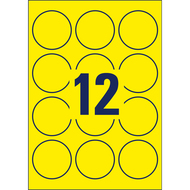 Avery Zweckform Etiketten wiederablösbar, L7670Y_25, 63.5 mm, 25 Blatt - 4004182608418_06_ow