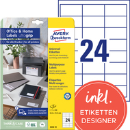 Avery Zweckform etiquettes, 3658-10, 64.6 x 33.8 mm, 10 feuilles - 4004182617595_01_ow