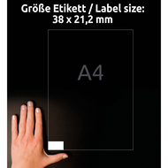 Avery Zweckform étiquettes, 3666-10, 38 x 21.2 mm, 10 feuilles - 4004182617564_04_ow