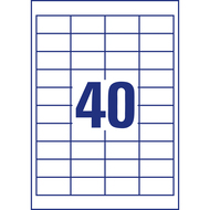 Avery Zweckform Étiquettes, 4780-65, 48.5 x 25.4 mm, 65 feuilles - 4004182347805_03_ow