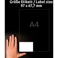 Avery Zweckform Étiquettes, 4782-65, 97 x 67.7 mm, 65 feuilles - 4004182347829_07_ow