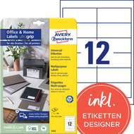 Avery Zweckform etiquettes, 6123, 97 x 42.3 mm, 10 feuilles - 4004182061237_01_ow
