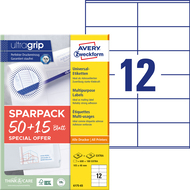 Avery Zweckform Étiquettes, 6175-65, 105 x 48 mm, 65 feuilles - 4004182361757_02_ow