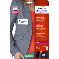 Avery Zweckform étiquettes badges, L4785-20, 80 x 50 mm, 20 feuilles - 5014702000034_01_ow