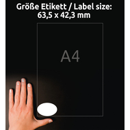 Avery Zweckform étiquettes, L6024REV-25, 42.3 x 63.5 mm, 25 feuilles - 4004182060247_04_ow