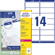 Avery Zweckform etiquettes, L7163-100, 99.1 x 38.1 mm, 100 feuilles - 4004182471630_01_ow