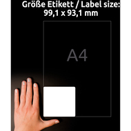 Avery Zweckform etiquettes, L7166-100, 99.1 x 93.1 mm, 100 feuilles - 4004182471661_04_ow